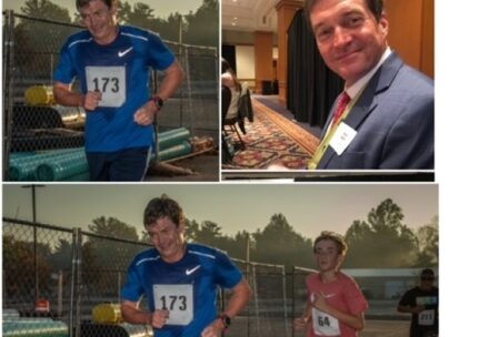 Felix Rippy at Zionsville 5k, October, 2021 and Delaware County Hall of Fame Banquet, July, 2021
